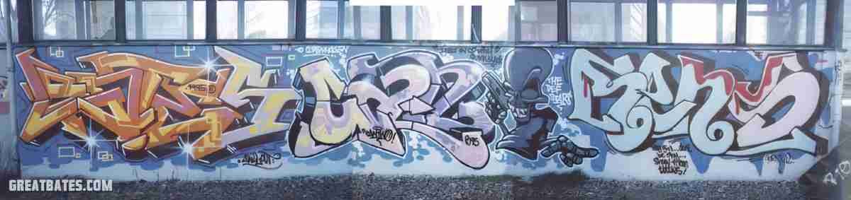 Street Art 0498 0473 GRAFFITI A4 Photo Print