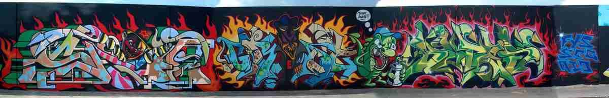 Street Art 0500 0475 GRAFFITI A4 Photo Print