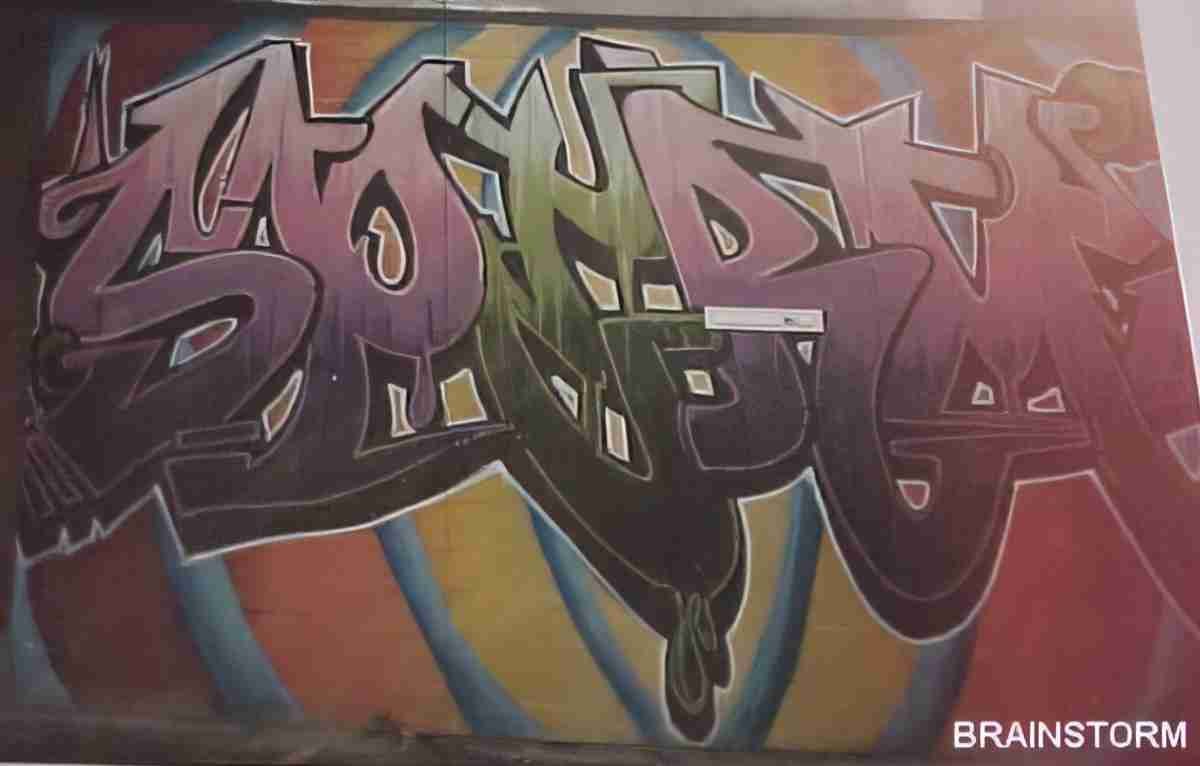 Street Art 0511 0486 GRAFFITI A4 Photo Print