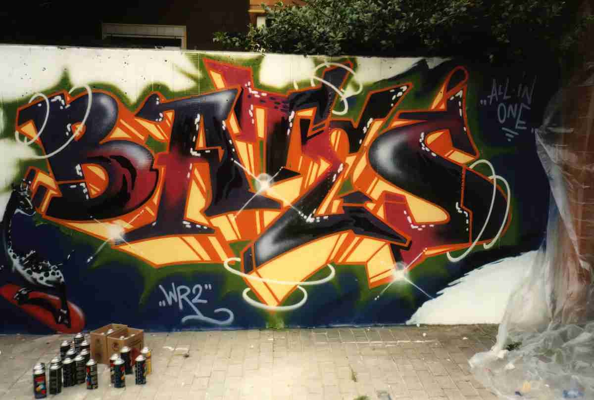 Street Art 0543 0518 GRAFFITI A4 Photo Print