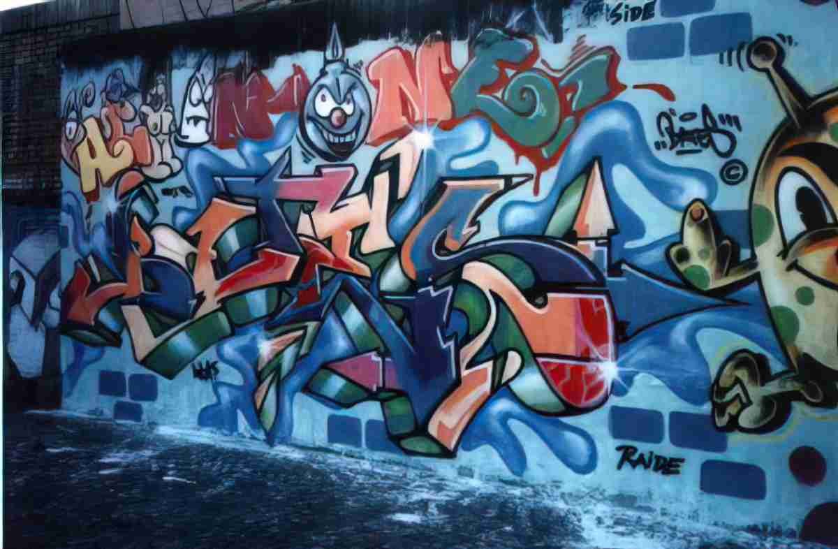 Street Art 0555 0530 GRAFFITI A4 Photo Print