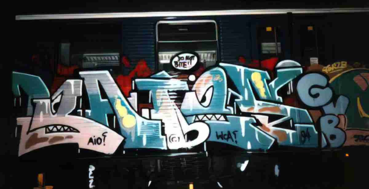 Street Art 0556 0531 GRAFFITI A4 Photo Print
