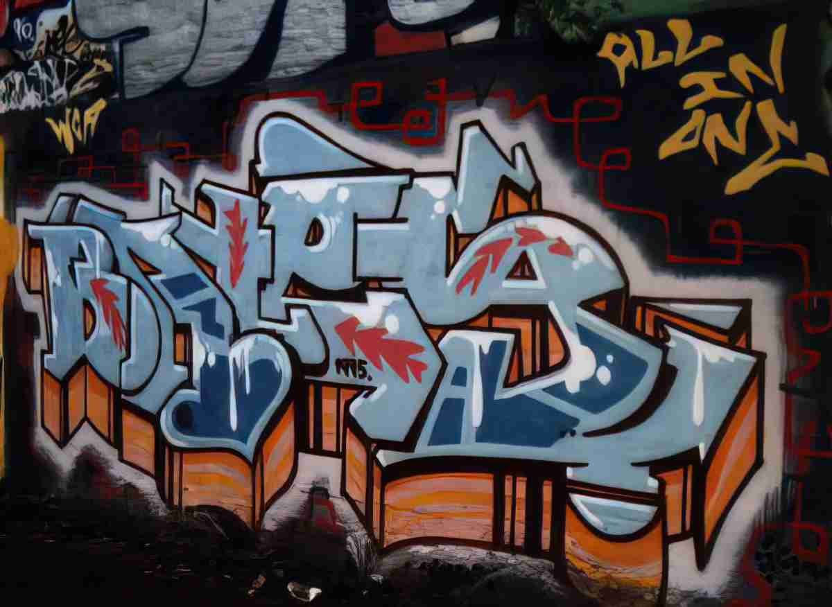 Street Art 0561 0536 GRAFFITI A4 Photo Print