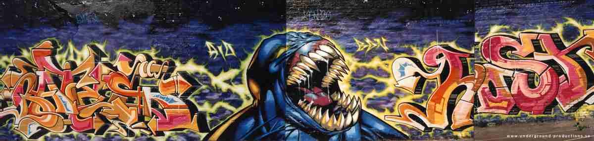 Street Art 0590 0565 GRAFFITI A4 Photo Print