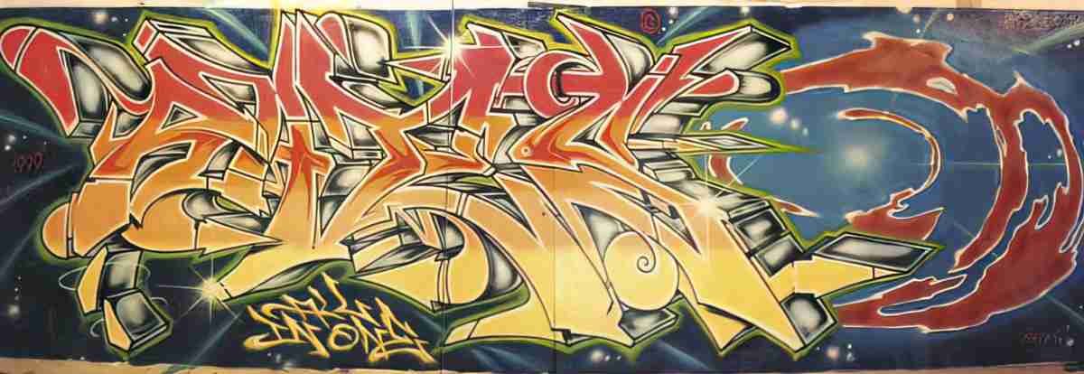 Street Art 0591 0566 GRAFFITI A4 Photo Print