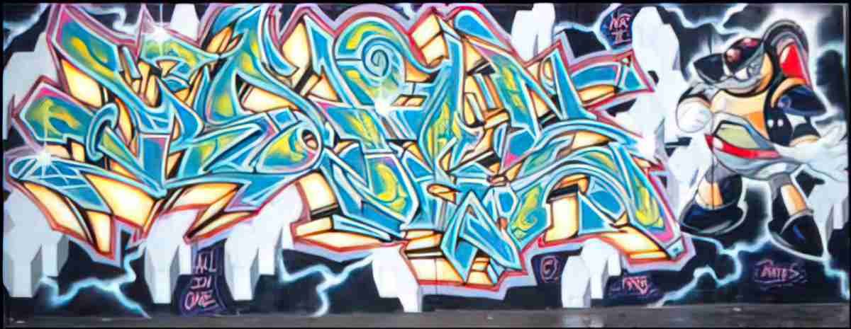 Street Art 0601 0576 GRAFFITI A4 Photo Print