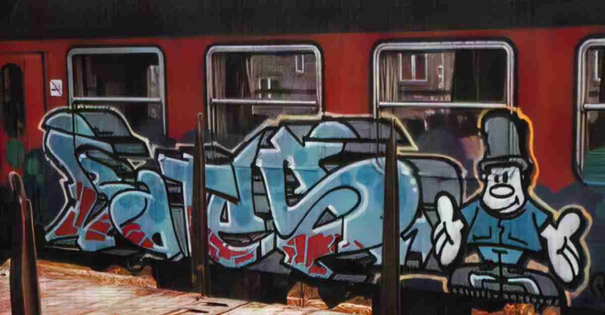 Street Art 0637 0612 GRAFFITI A4 Photo Print