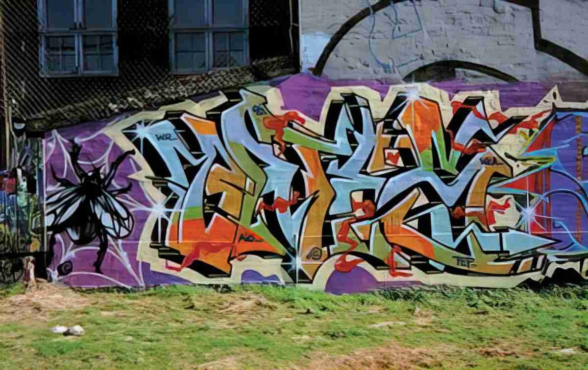 Street Art 0643 0618 GRAFFITI A4 Photo Print