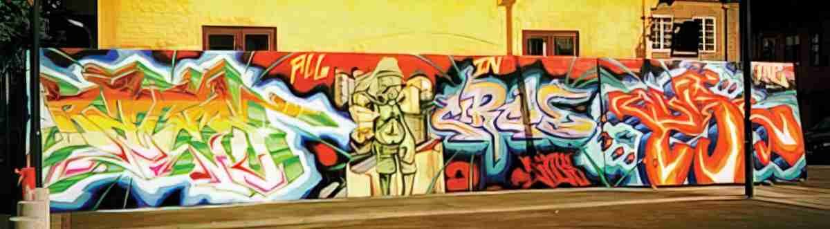 Street Art 0644 0619 GRAFFITI A4 Photo Print