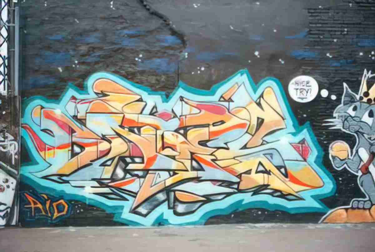 Street Art 0654 0629 GRAFFITI A4 Photo Print