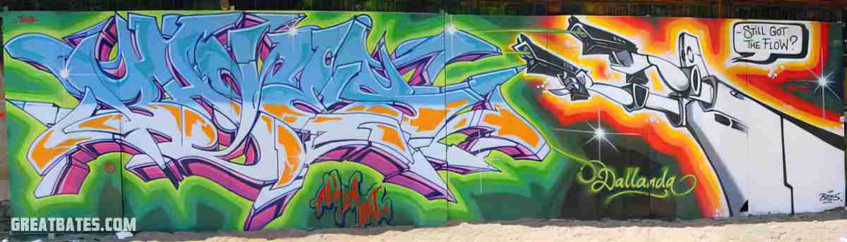 Street Art 0657 0632 GRAFFITI A4 Photo Print