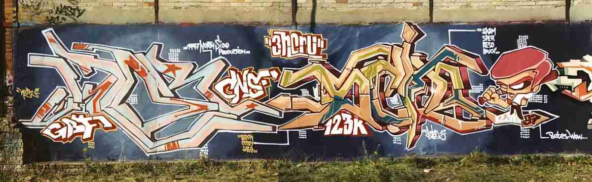 Street Art 0660 0635 GRAFFITI A4 Photo Print