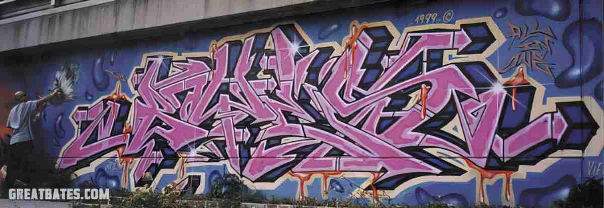 Street Art 0663 0638 GRAFFITI A4 Photo Print