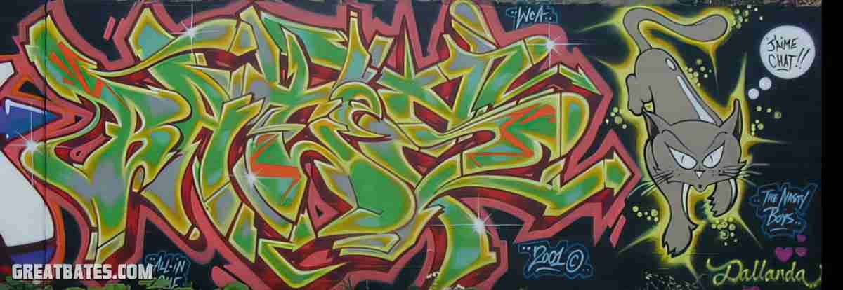 Street Art 0665 0640 GRAFFITI A4 Photo Print