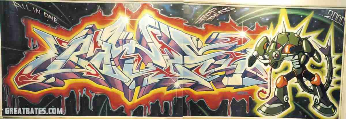Street Art 0670 0645 GRAFFITI A4 Photo Print