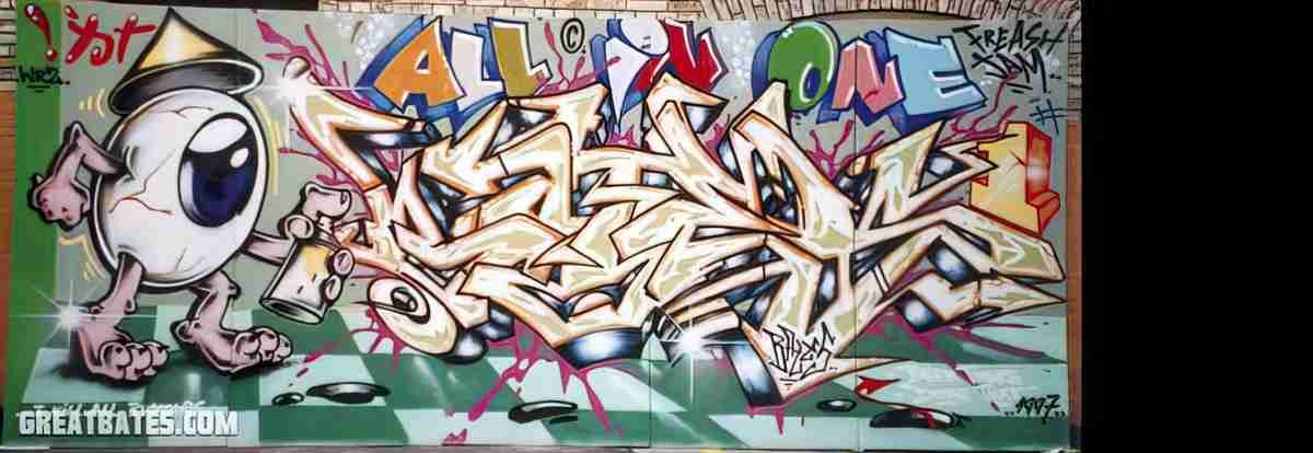 Street Art 0673 0648 GRAFFITI A4 Photo Print