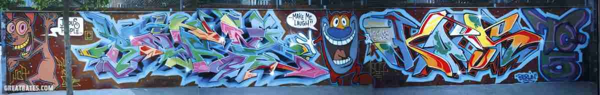 Street Art 0679 0654 GRAFFITI A4 Photo Print