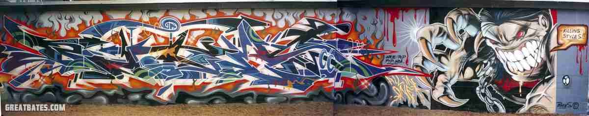 Street Art 0685 0660 GRAFFITI A4 Photo Print
