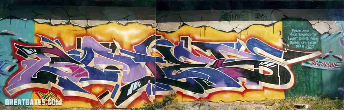 Street Art 0687 0662 GRAFFITI A4 Photo Print