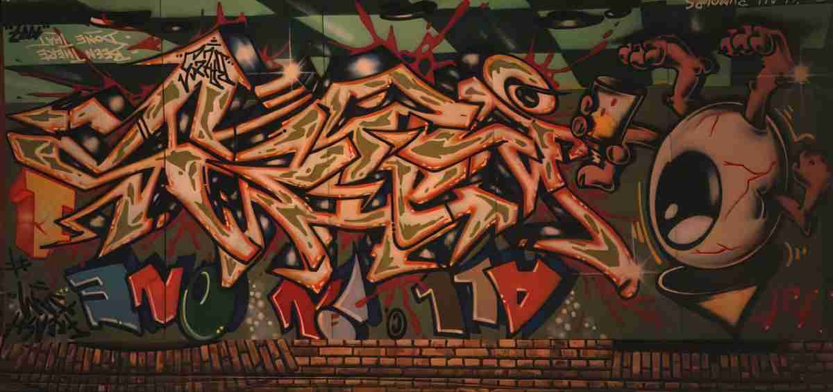 Street Art 0730 0705 GRAFFITI A4 Photo Print