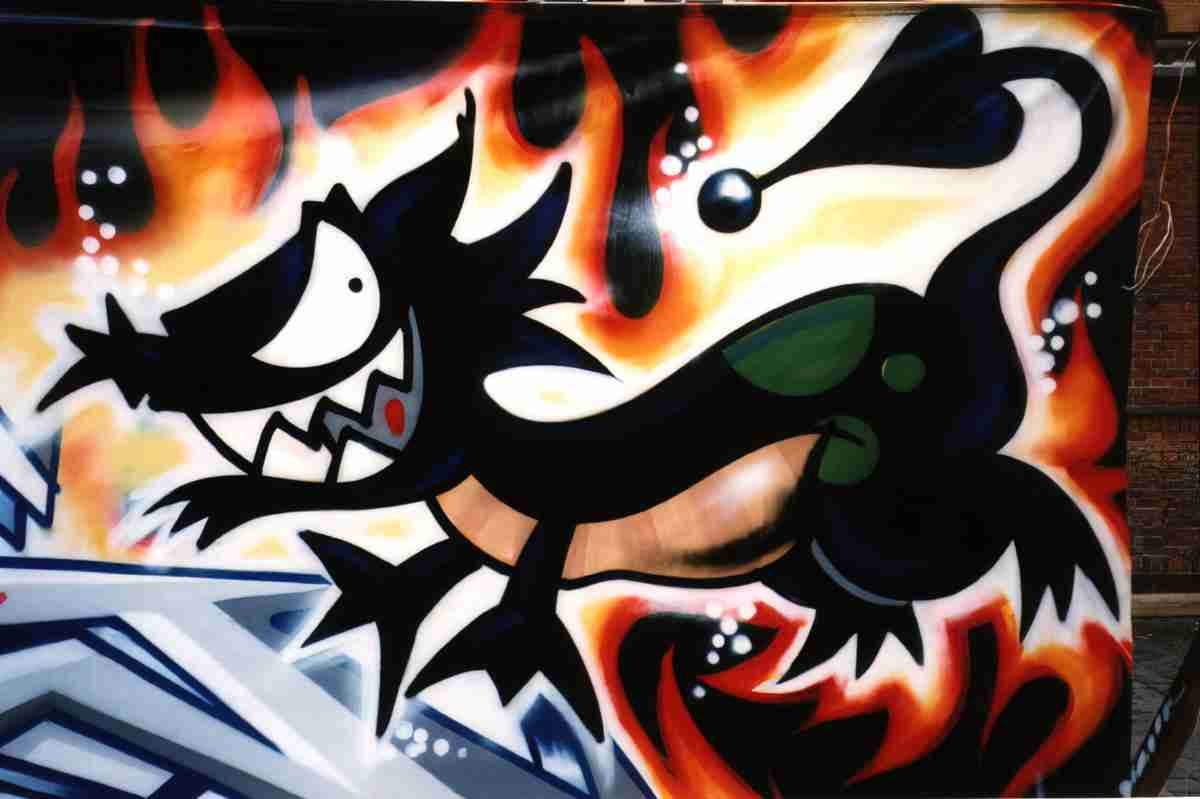 Street Art 0734 0709 GRAFFITI A4 Photo Print