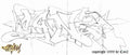 Street Art 0758 0733 GRAFFITI A4 Photo Print