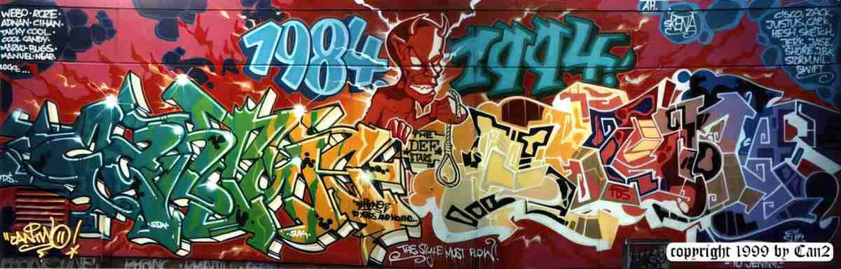 Street Art 0773 0748 GRAFFITI A4 Photo Print