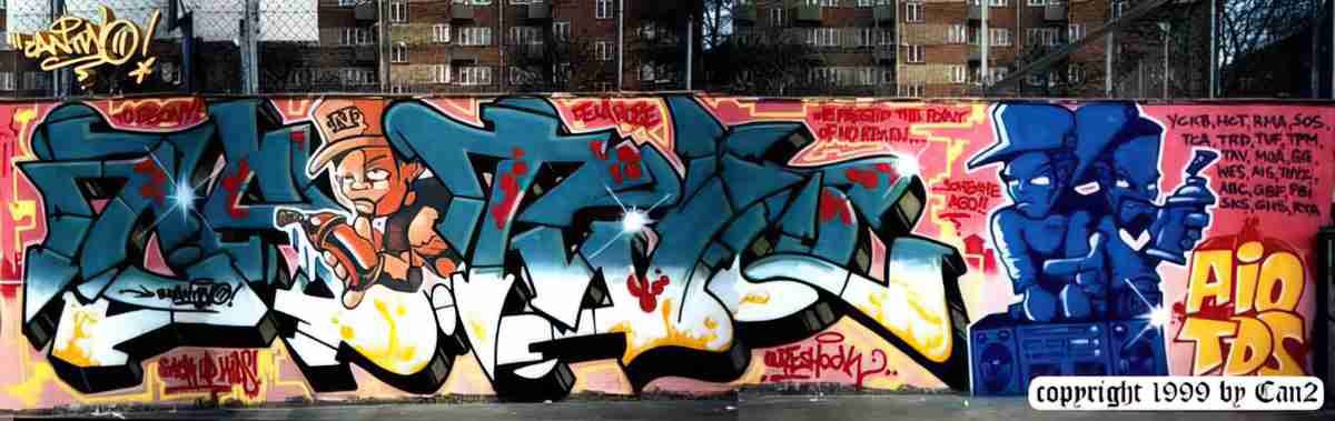 Street Art 0779 0754 GRAFFITI A4 Photo Print