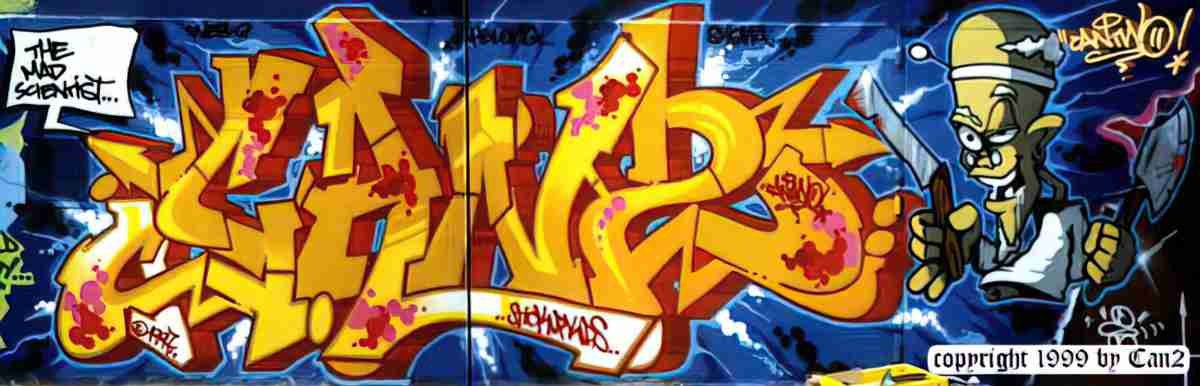 Street Art 0784 0759 GRAFFITI A4 Photo Print