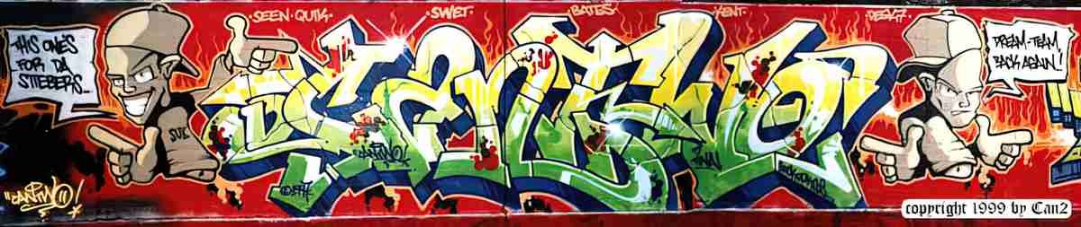 Street Art 0785 0760 GRAFFITI A4 Photo Print