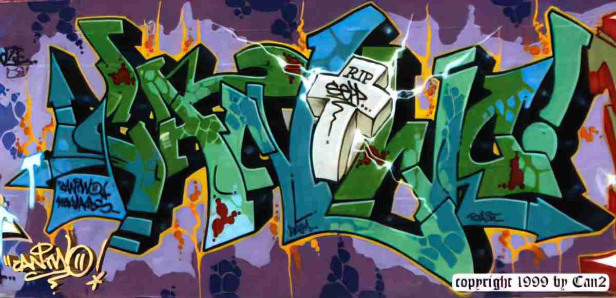 Street Art 0797 0772 GRAFFITI A4 Photo Print