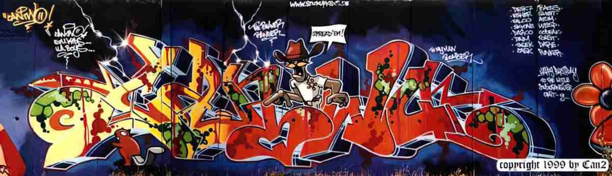 Street Art 0805 0780 GRAFFITI A4 Photo Print