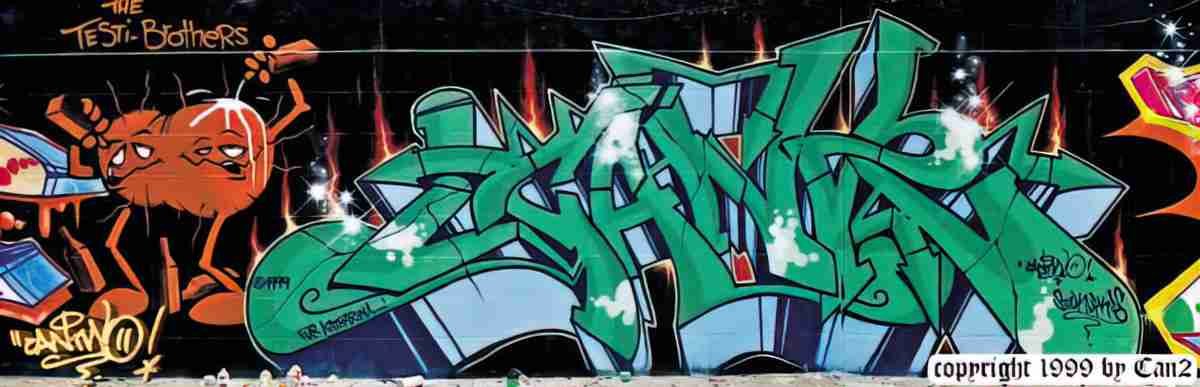 Street Art 0809 0784 GRAFFITI A4 Photo Print