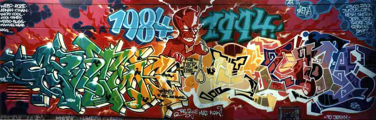 Street Art 0822 0797 GRAFFITI A4 Photo Print