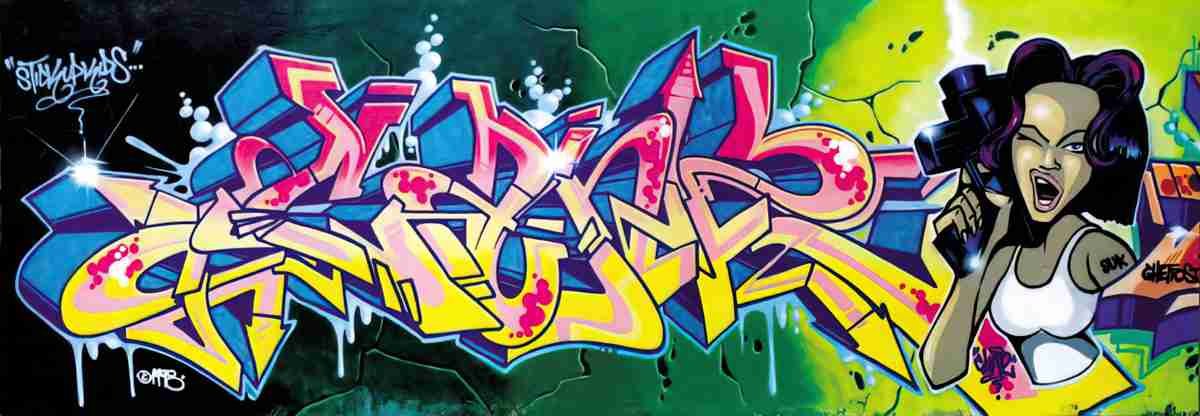 Street Art 0831 0806 GRAFFITI A4 Photo Print