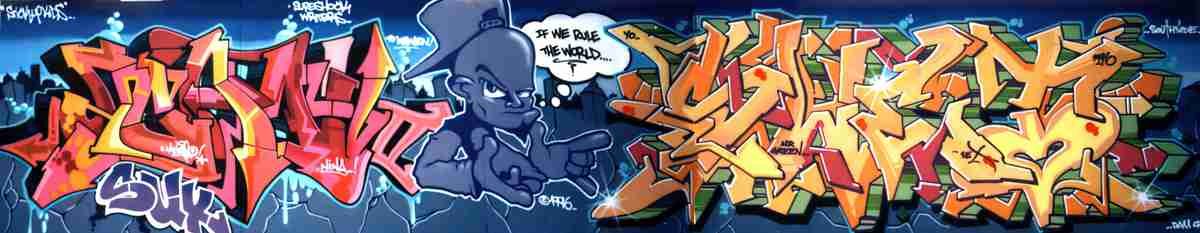 Street Art 0832 0807 GRAFFITI A4 Photo Print