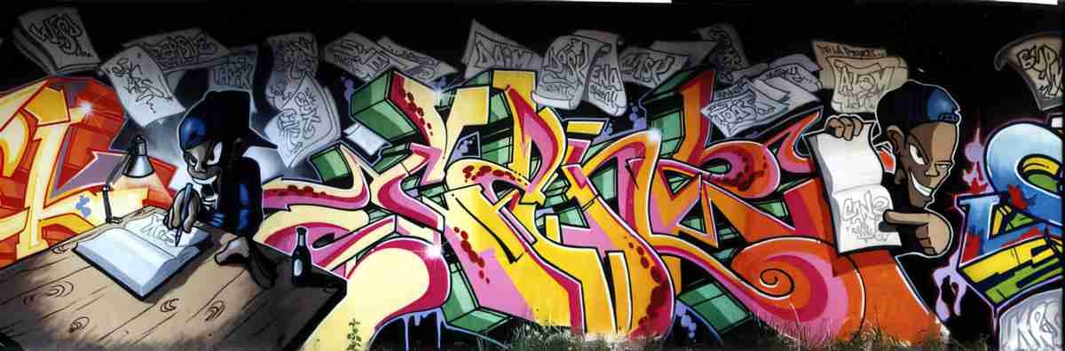 Street Art 0836 0811 GRAFFITI A4 Photo Print