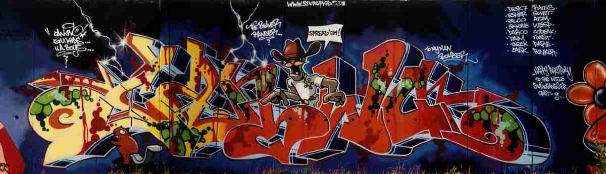 Street Art 0837 0812 GRAFFITI A4 Photo Print