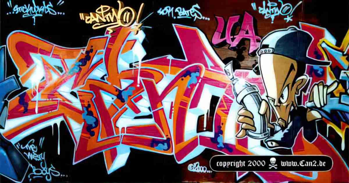 Street Art 0846 0821 GRAFFITI A4 Photo Print