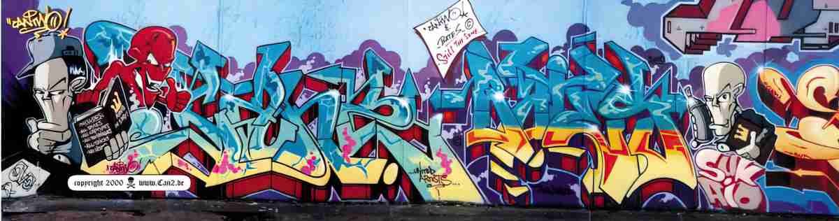 Street Art 0854 0829 GRAFFITI A4 Photo Print