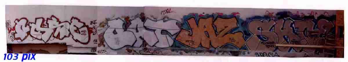 Street Art 0871 0846 GRAFFITI A4 Photo Print