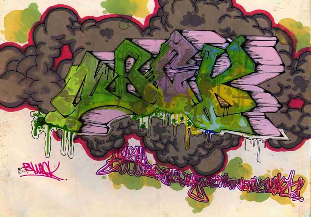 Street Art 0887 0862 GRAFFITI A4 Photo Print