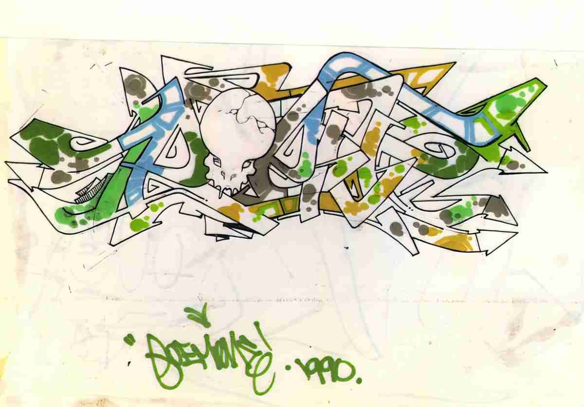 Street Art 0892 0867 GRAFFITI A4 Photo Print