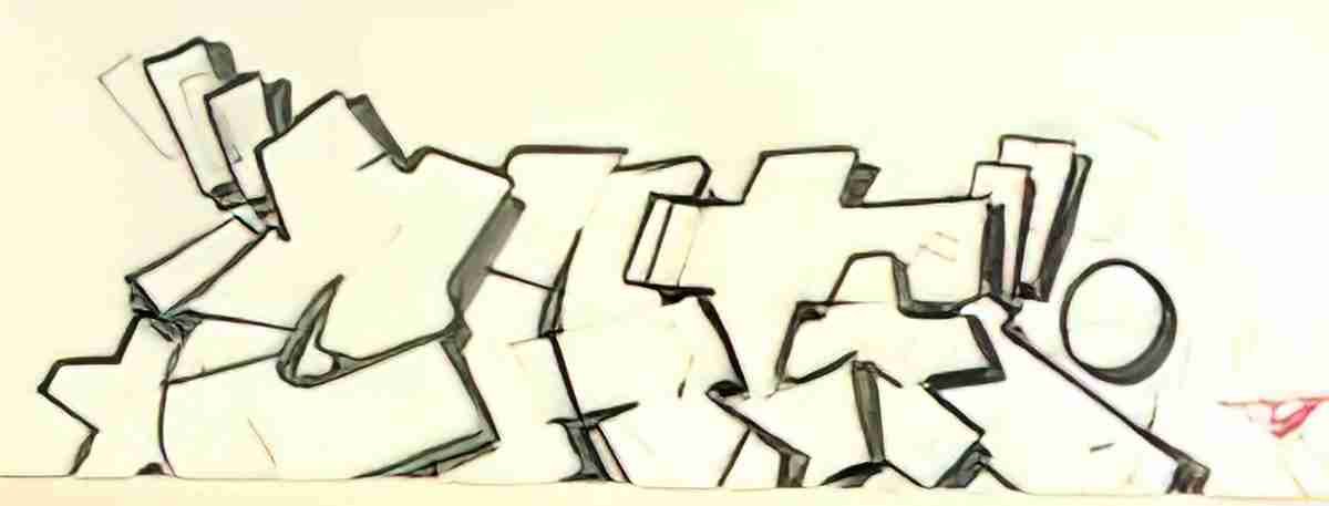 Street Art 0916 0891 GRAFFITI A4 Photo Print