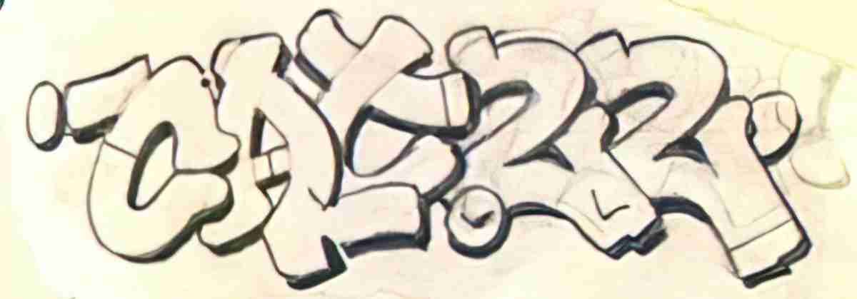 Street Art 0917 0892 GRAFFITI A4 Photo Print