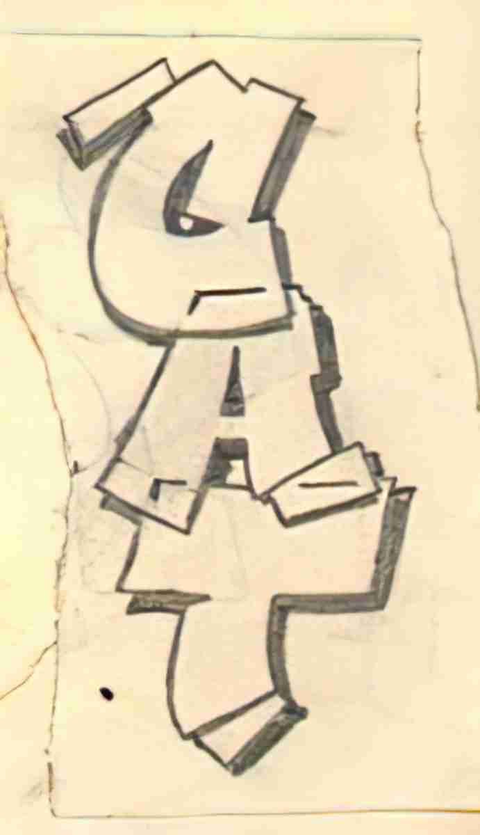 Street Art 0925 0900 GRAFFITI A4 Photo Print
