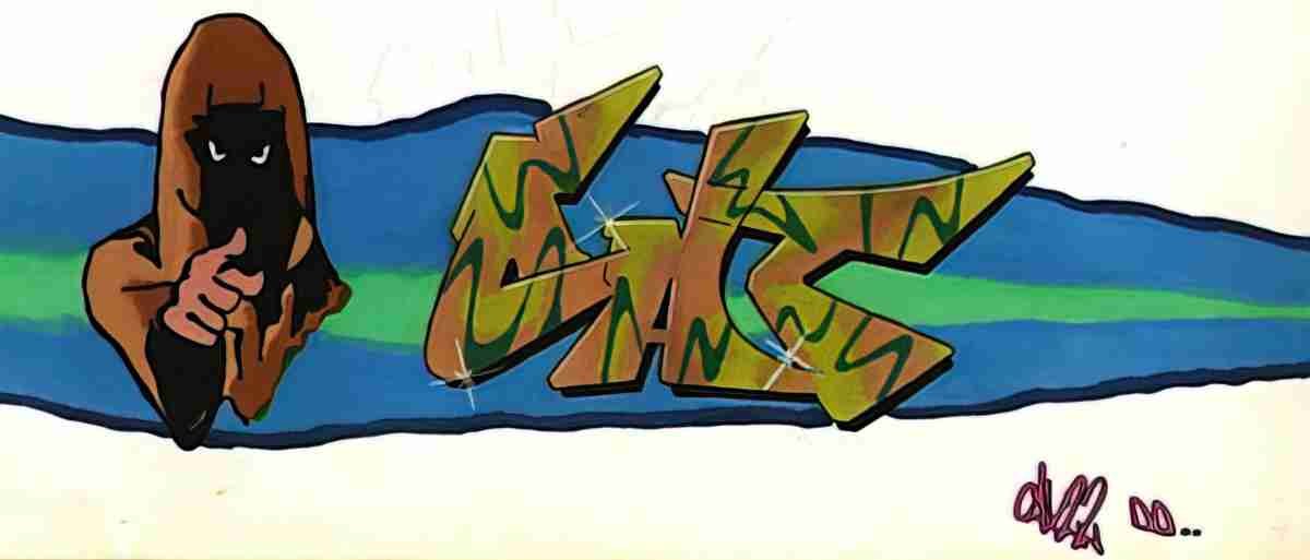 Street Art 0946 0921 GRAFFITI A4 Photo Print