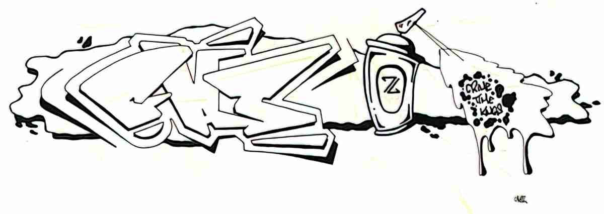Street Art 0954 0929 GRAFFITI A4 Photo Print