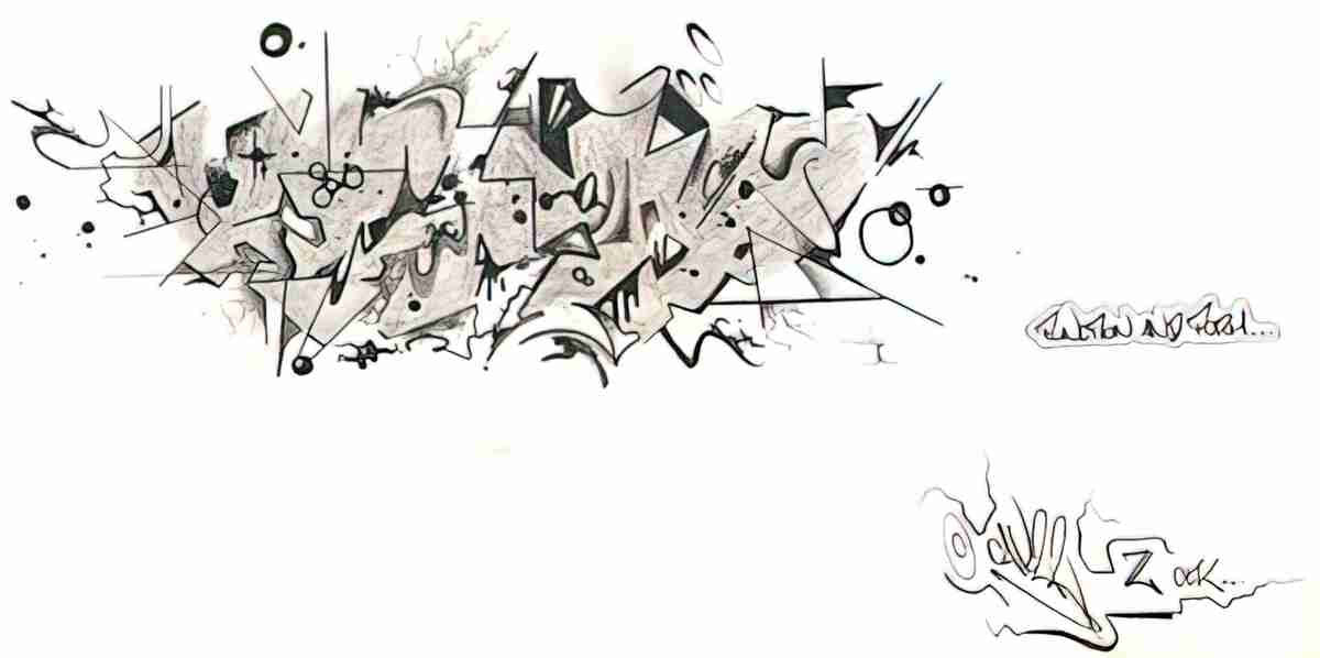 Street Art 0961 0936 GRAFFITI A4 Photo Print