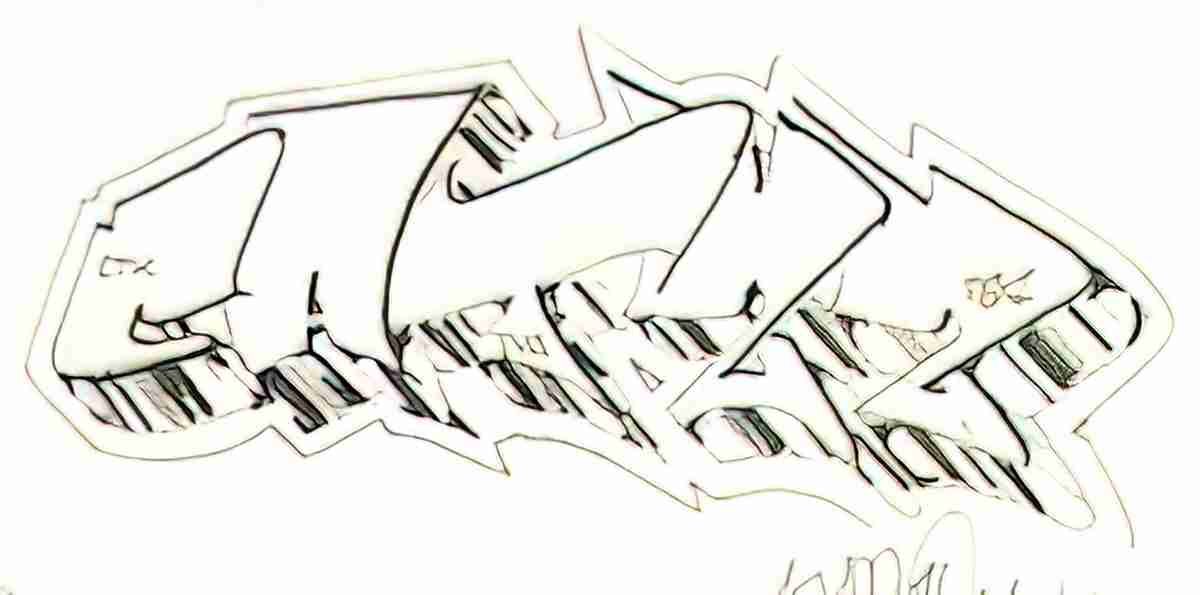 Street Art 0965 0940 GRAFFITI A4 Photo Print